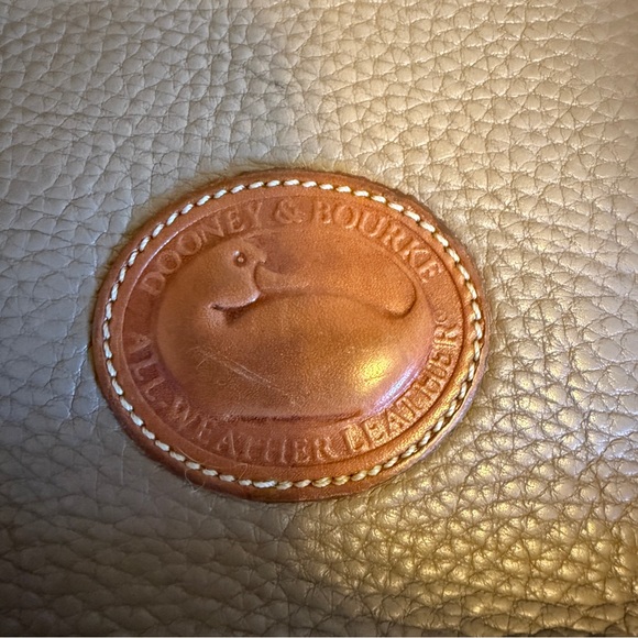 Dooney and Bourke Gray and Brown Leather Shoulder Bag - Picture 3 of 8